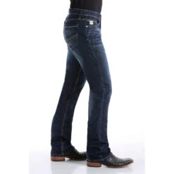 Cinch Men's Ian Performance Denim Slim Fit Boot Cut Jeans MB65436001 -ARIA Clothing Shop mb65436001 2 1306 detail