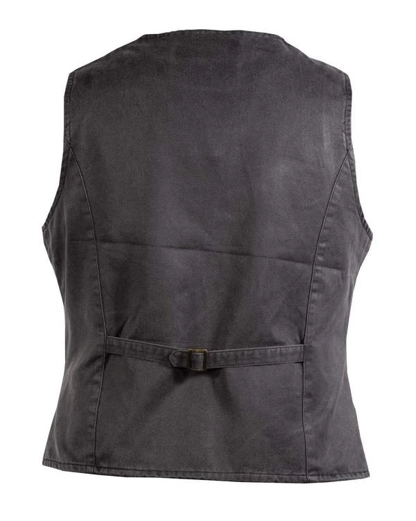 Outback Trading Company Men's Arkansas Charcoal Vest 2835-CHR 2 Outback Trading Company Men's Arkansas Charcoal Vest 2835-CHR - Image 2