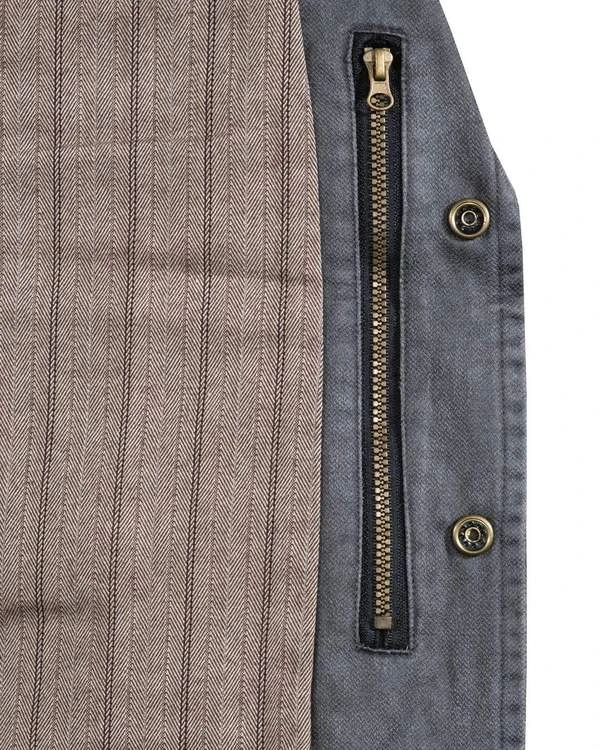 Outback Trading Company Men's Arkansas Charcoal Vest 2835-CHR 3 Outback Trading Company Men's Arkansas Charcoal Vest 2835-CHR - Image 3